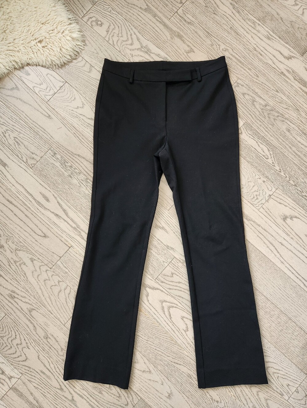 Patrick Assaraf Black Bootcut Dress Pants Size M